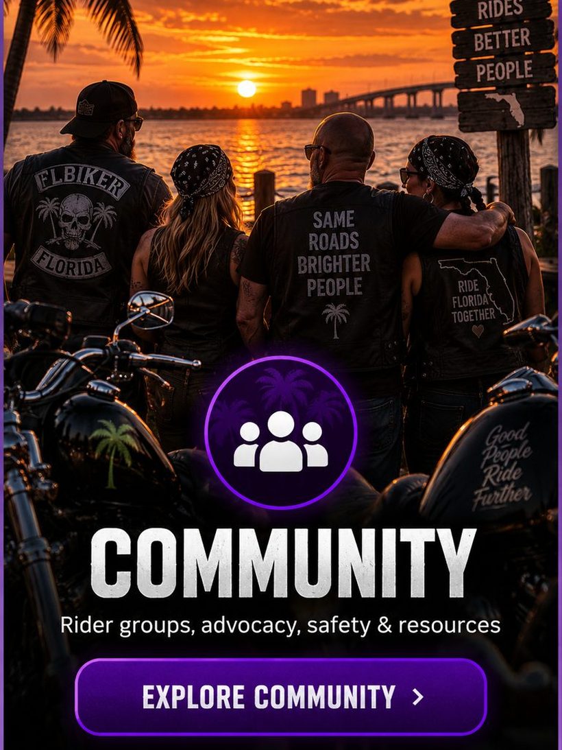 Community - rider groups, advocacy, safety and resources